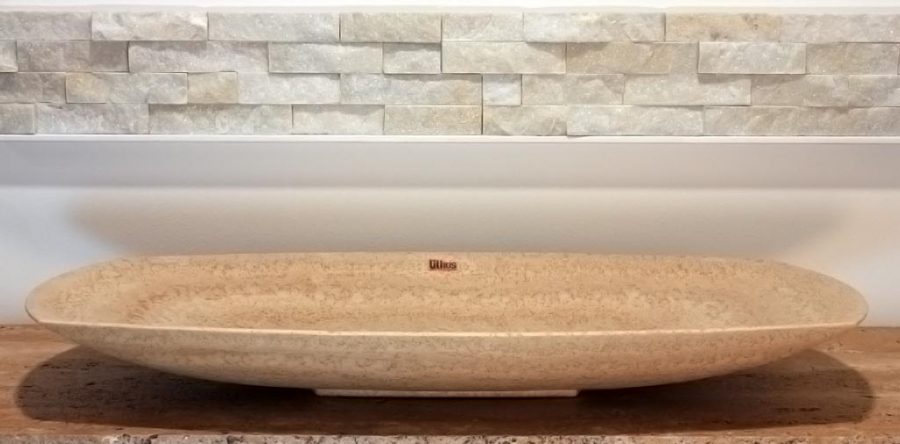 Lavello 1 in travertino