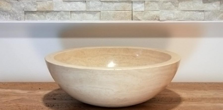 Lavello 11 in travertino