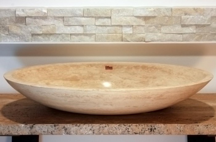 Lavello 3 in travertino