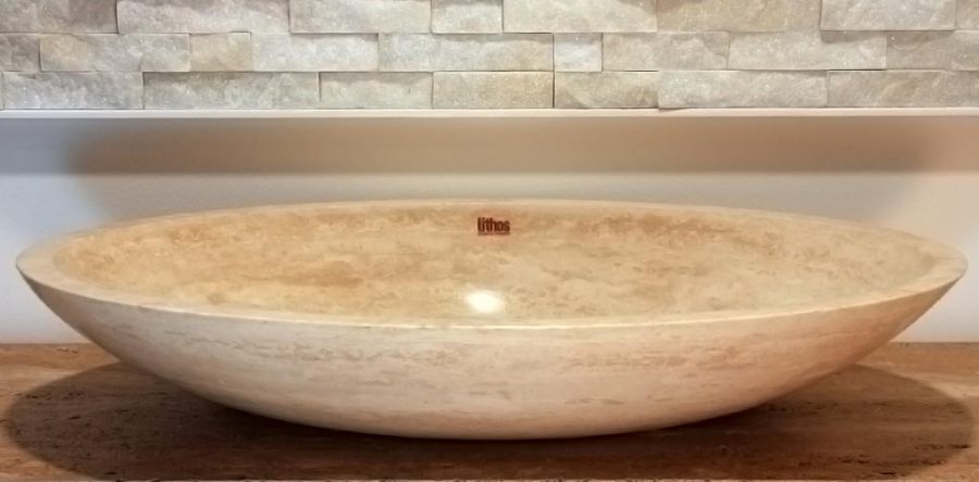 Lavello 3 in travertino