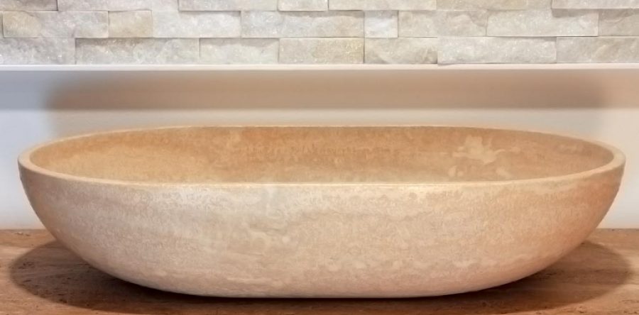 Lavello 4 in travertino