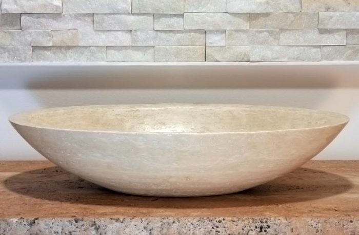 Lavello 5 in travertino