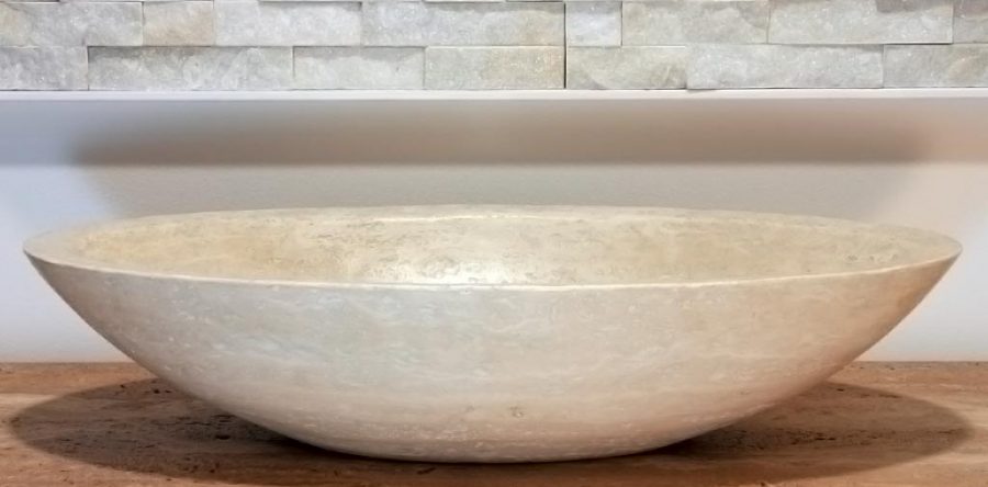 Lavello 5 in travertino