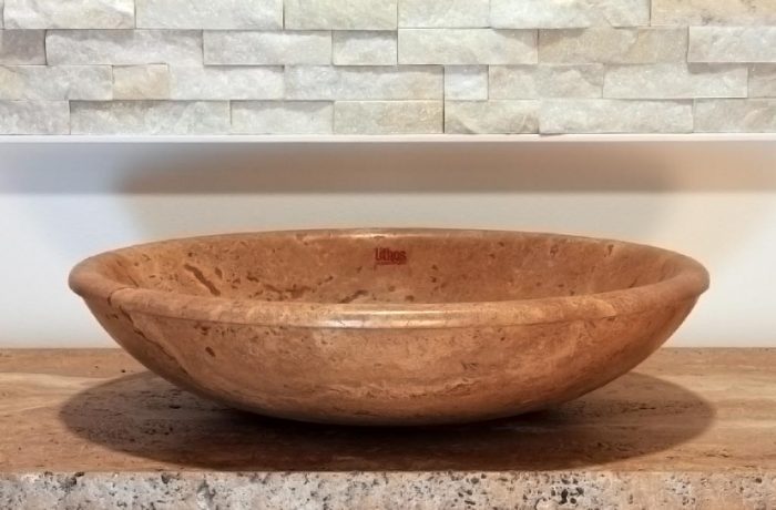 Lavello 6 in travertino