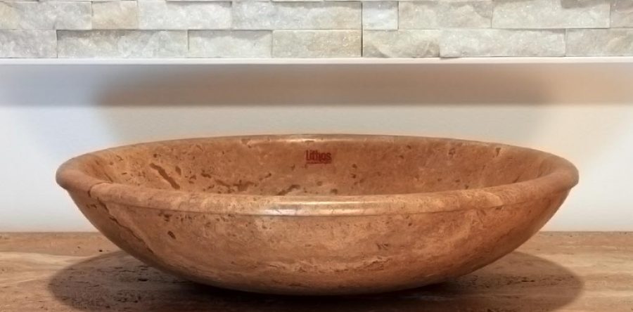 Lavello 6 in travertino