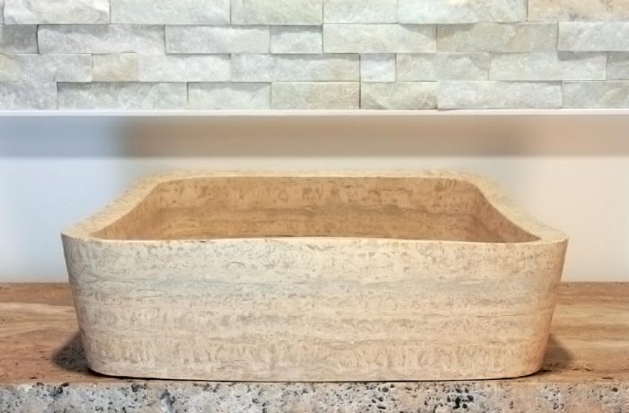 Lavello 7 in travertino
