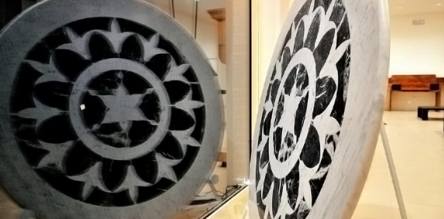 Tavolo intarsio in marmo